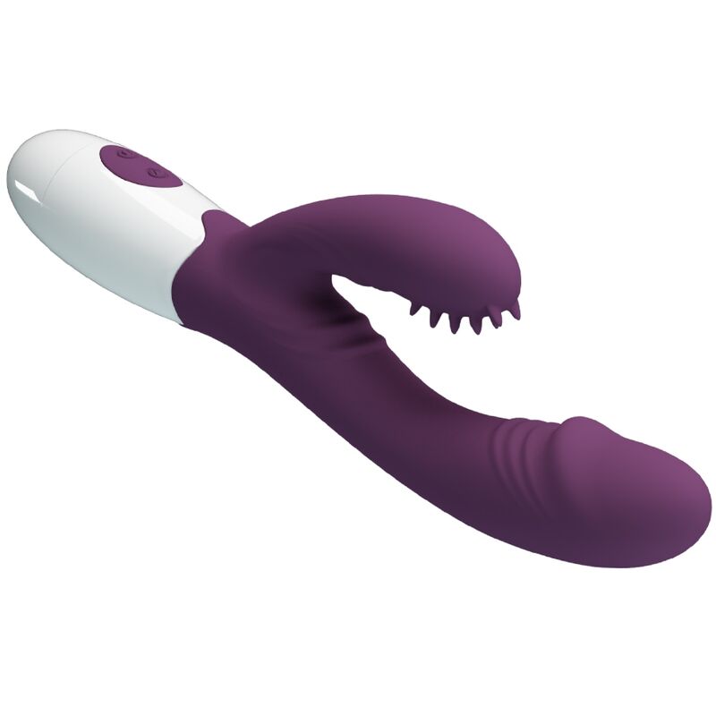 PRETTY LOVE - VIBROMASSEUR LAPIN & STIMULATEUR POINT G ANDRE VIOLET