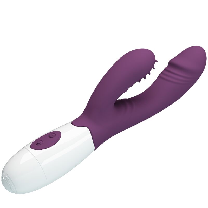 PRETTY LOVE - VIBROMASSEUR LAPIN & STIMULATEUR POINT G ANDRE VIOLET