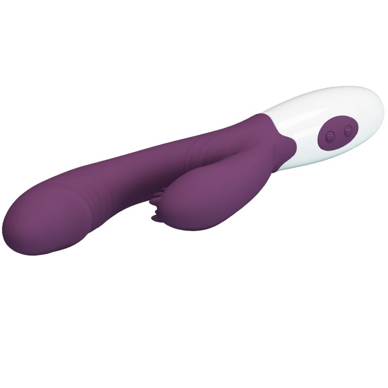 PRETTY LOVE - VIBROMASSEUR LAPIN & STIMULATEUR POINT G ANDRE VIOLET