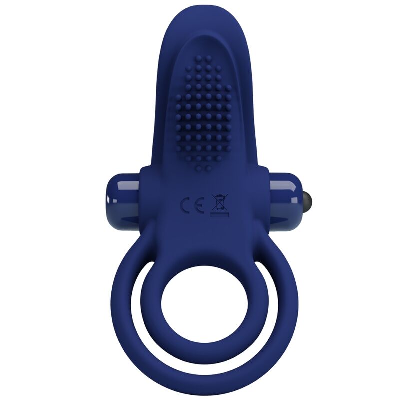 PRETTY LOVE - ANNEAU DOUBLE VIBRANT BRONSON BLEU