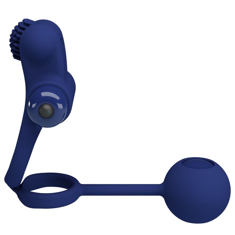 PRETTY LOVE - ANNEAU VIBRANT DOUBLE REMINGTON AVEC PLUG BLEU
