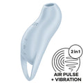 SATISFYER - STIMULATEUR CLITORIDIEN POCKET PRO 1 BLEU CLAIR