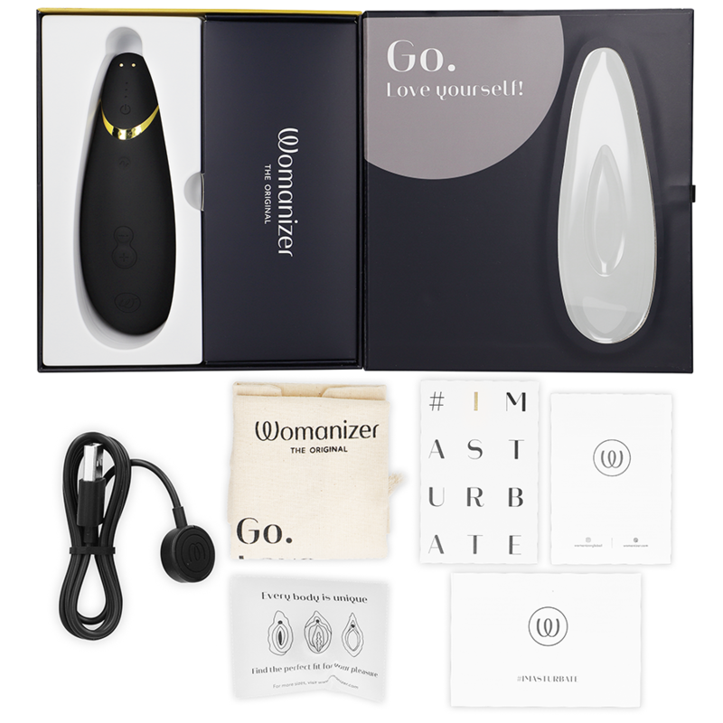 WOMANIZER - STIMULATEUR CLITORIDIEN PREMIUM 2 NOIR