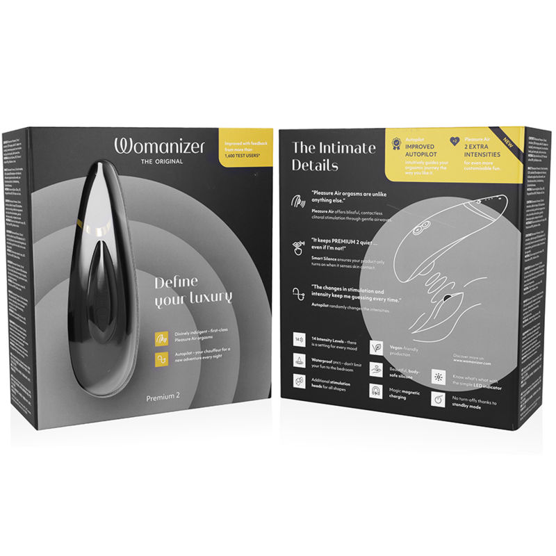 WOMANIZER - STIMULATEUR CLITORIDIEN PREMIUM 2 NOIR
