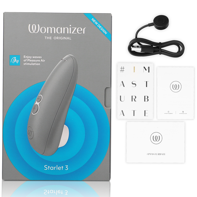 WOMANIZER - STARLET 3 STIMULATEUR CLITORIDIEN GRIS