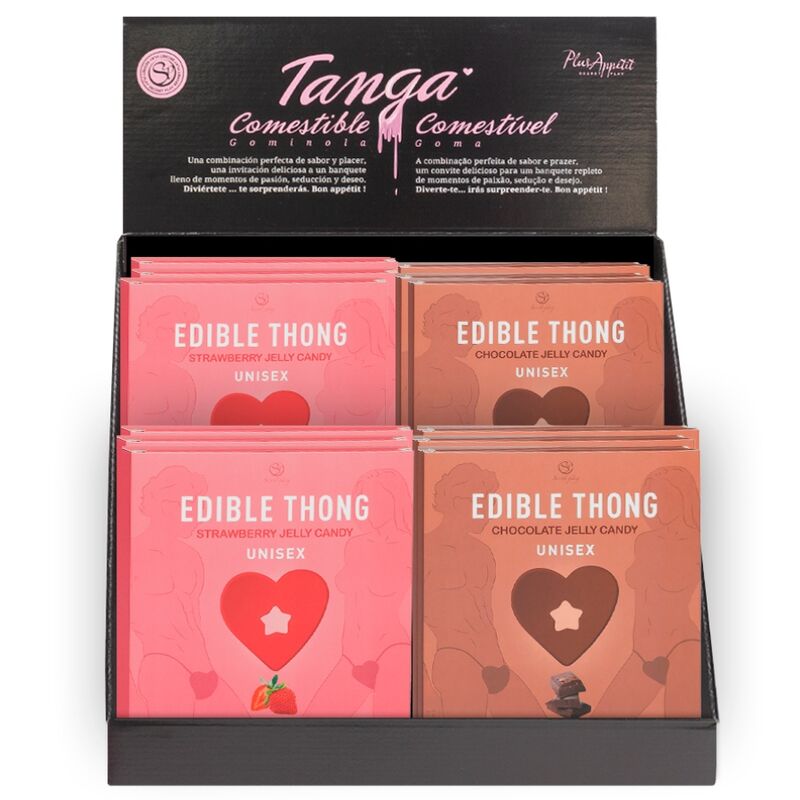 SECRET PLAY - TANGA OURSON EN GOMME À LA FRAISE
