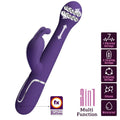PRETTY LOVE - DEJON RABBIT VIBRATOR 3 IN 1 MULTIFUNKTIONS-LILA