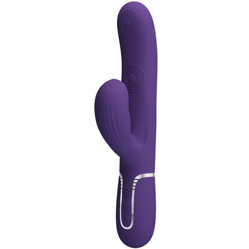 PRETTY LOVE - VIBROMASSEUR POINT G PERLITA MULTIFONCTION 3 EN 1 VIOLET