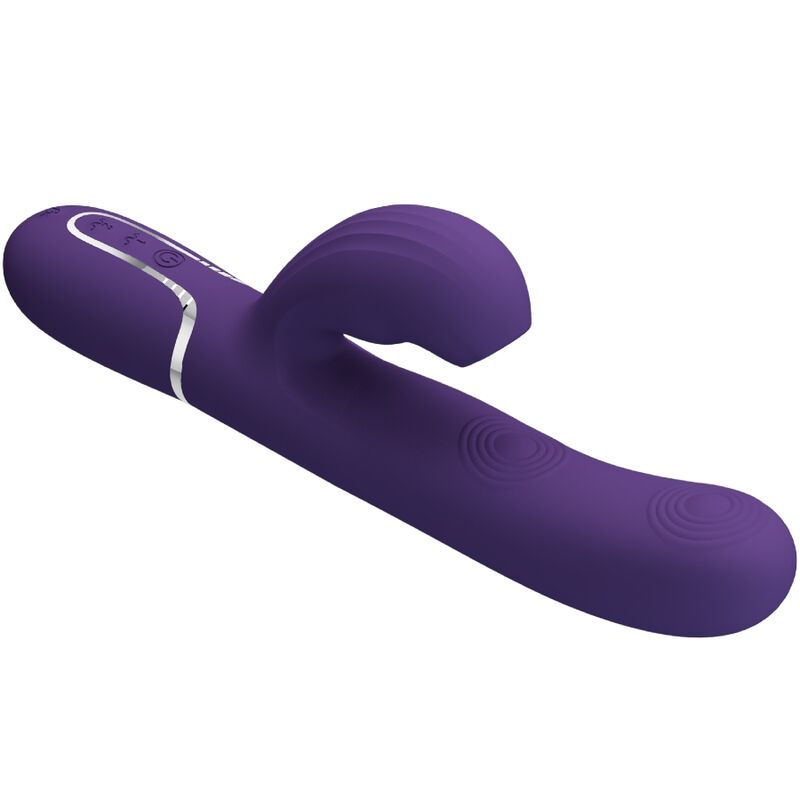 PRETTY LOVE - VIBROMASSEUR POINT G PERLITA MULTIFONCTION 3 EN 1 VIOLET