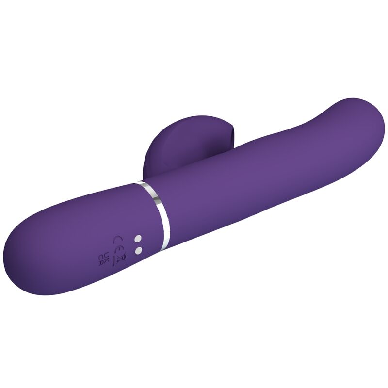 PRETTY LOVE - VIBROMASSEUR POINT G PERLITA MULTIFONCTION 3 EN 1 VIOLET