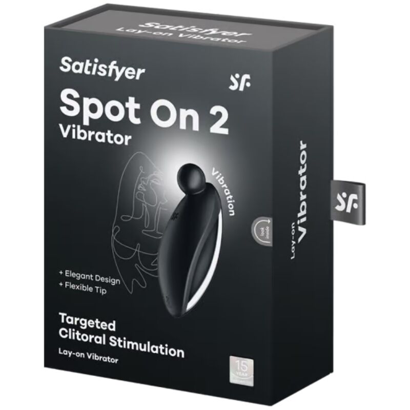SATISFYER - SPOT ON 2 VIBREUR À POSER NOIR