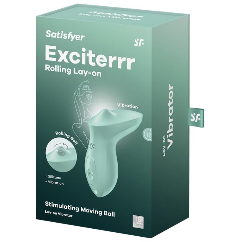 SATISFYER - EXCITERRR VIBRATEUR CLITORIDIEN POSABLE MENTHE
