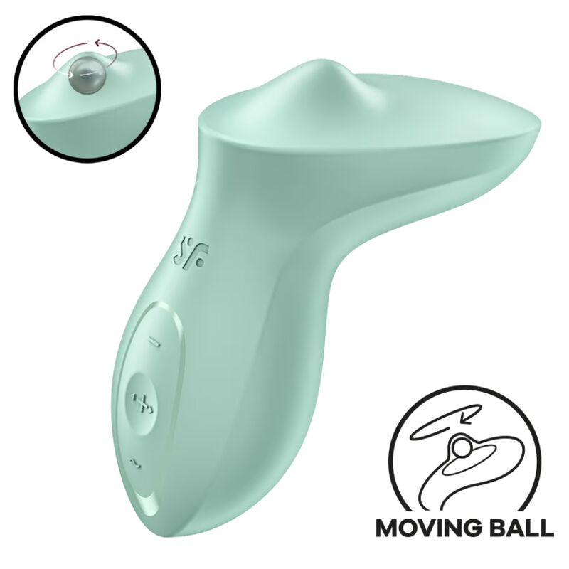 SATISFYER - EXCITERRR VIBRATEUR CLITORIDIEN POSABLE MENTHE