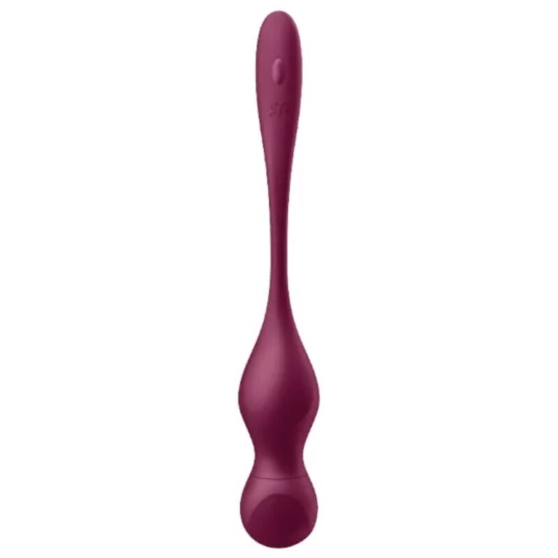 SATISFYER - LOVE BIRDS BOULES VIBRANTES VARIÉES APPLICATION GRATUITE ROUGE BORDEAUX