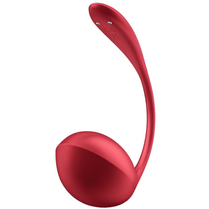 SATISFYER - PÉTALE BRILLANTE STIMULATEUR DU POINT G TÉLÉCOMMANDÉ ROUGE APPLICATION GRATUITE