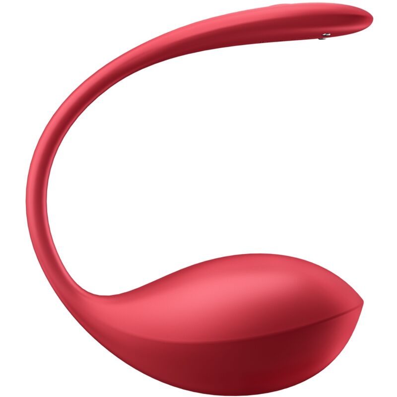 SATISFYER - PÉTALE BRILLANTE STIMULATEUR DU POINT G TÉLÉCOMMANDÉ ROUGE APPLICATION GRATUITE