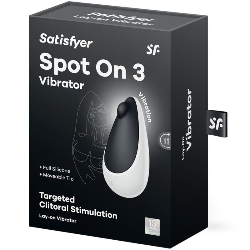 SATISFYER - SPOT ON 3 STIMULATEUR CLITORIDIEN NOIR