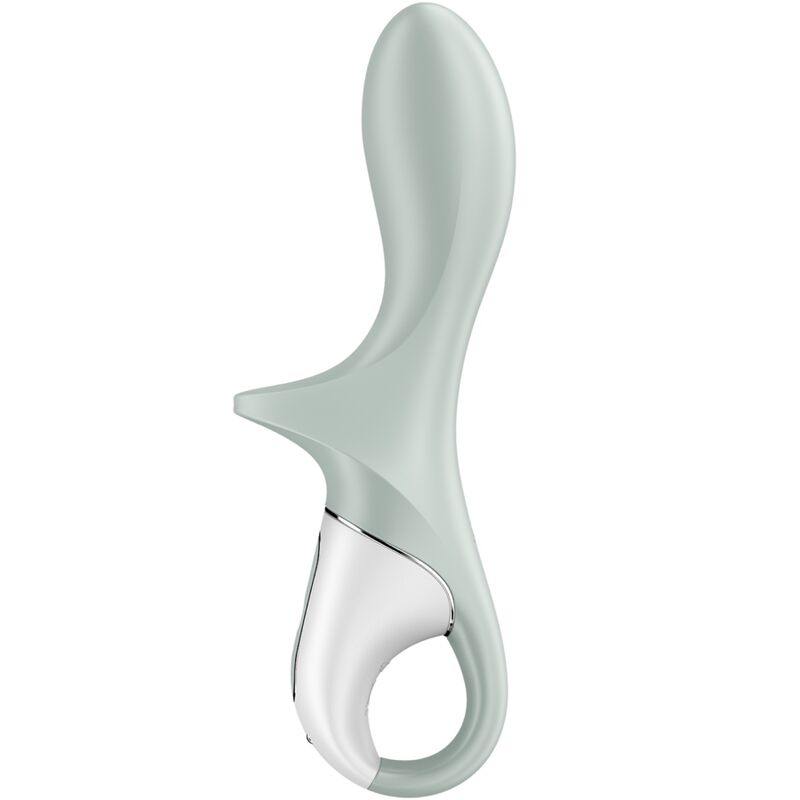 SATISFYER - AIR PUMP BOOTY 3 VIBRATEUR ANAL GONFLABLE GRIS-VERT