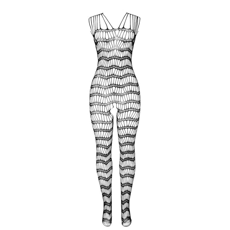 SUBBLIME - 951696 BODY BAS RÉSILLE SANS ENTREJUMBE AVEC BRETELLES SUR LES ÉPAULES NOIR TAILLE UNIQUE