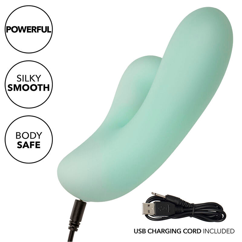 CALEXOTICS - VIBROMASSEUR & STIMULATEUR POINT G PACIFICA FIJI 10 VIBRATIONS AQUA