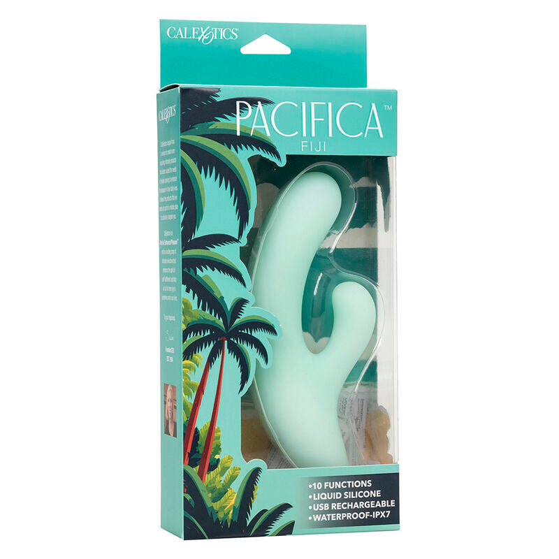 CALEXOTICS - VIBROMASSEUR & STIMULATEUR POINT G PACIFICA FIJI 10 VIBRATIONS AQUA