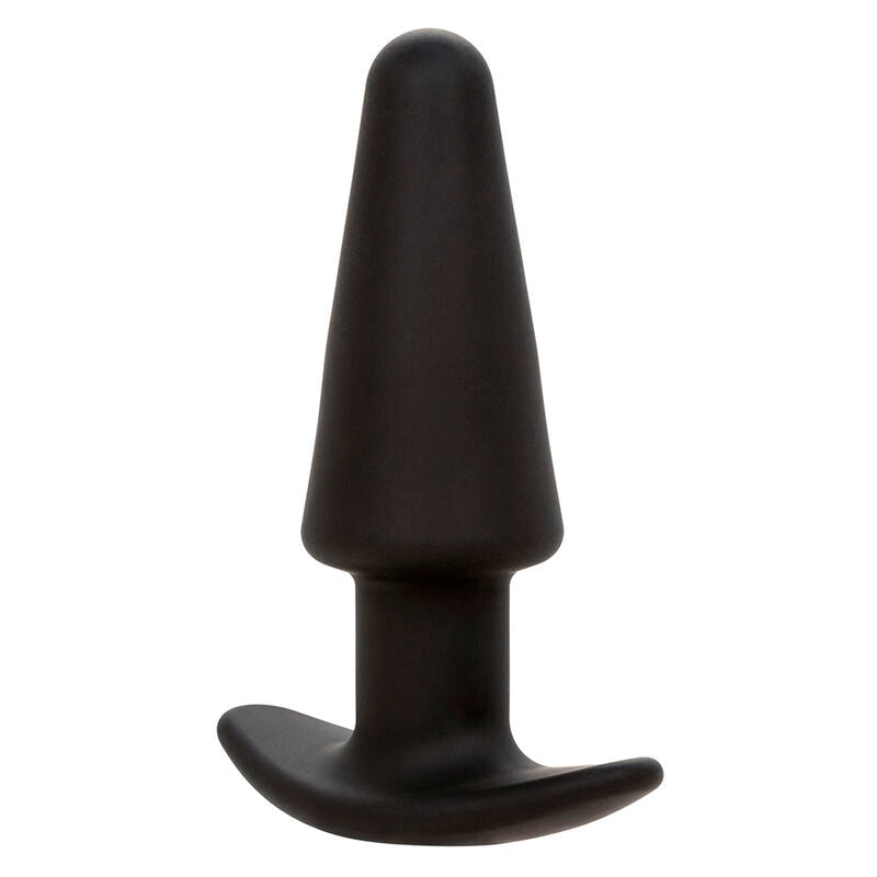 CALEXOTICS - ROCK BOTTOM BUTT PLUG CONIQUE 10 VIBRATIONS SILICONE NOIR