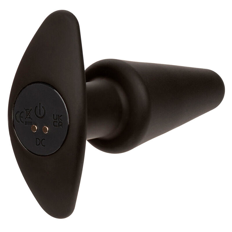 CALEXOTICS - ROCK BOTTOM BUTT PLUG CONIQUE 10 VIBRATIONS SILICONE NOIR