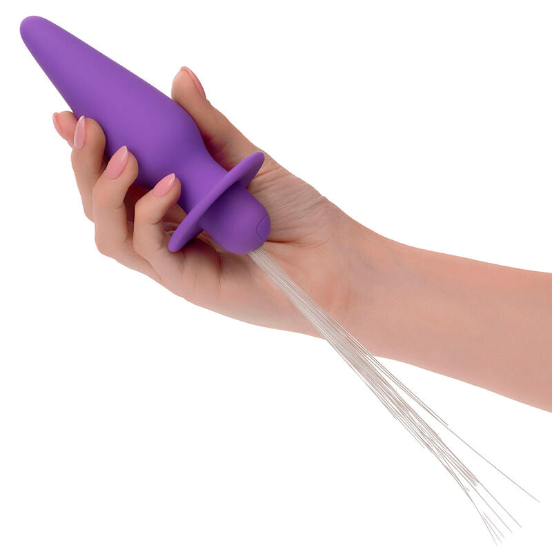 CALEXOTICS - SOUTHERN LIGHTS LUMINEUX BUTT PLUG 10 VIBRATIONS SILICONE VIOLET