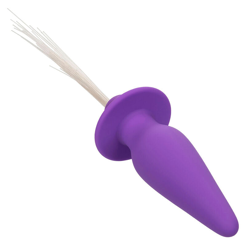 CALEXOTICS - SOUTHERN LIGHTS LUMINEUX BUTT PLUG 10 VIBRATIONS SILICONE VIOLET