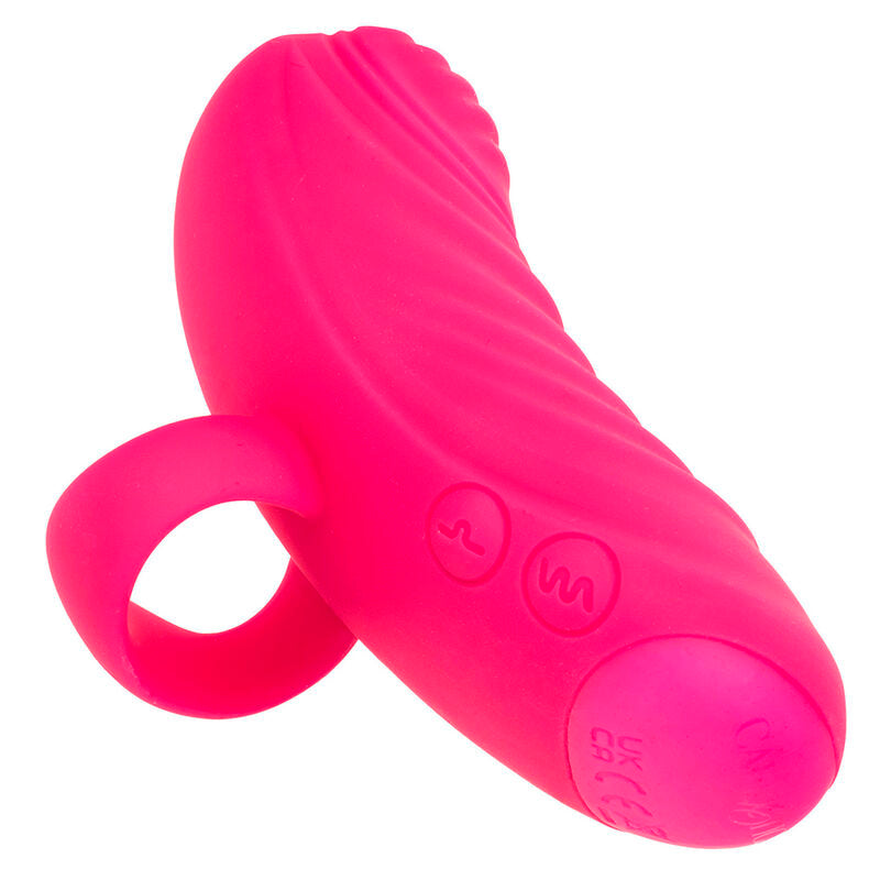 CALEXOTICS - MASSEUR DE MAIN ENVY AVEC BOULE ROULANTE, 7 VIBRATIONS, ROSE