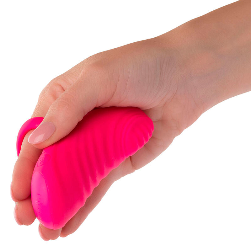 CALEXOTICS - MASSEUR DE MAIN ENVY AVEC BOULE ROULANTE, 7 VIBRATIONS, ROSE
