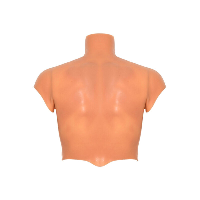 VERBORGENE BEDÜRFNIS - ALTER EGO SILIKON-MÄNNERTORSO-SHIRT MIT ABS-FLEISCH