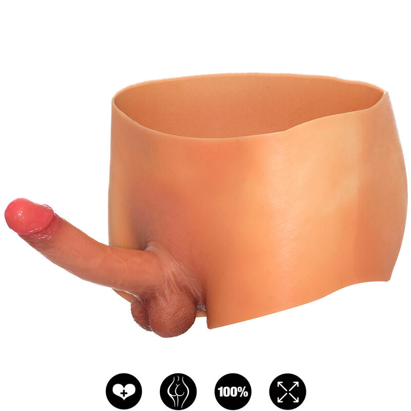 VERBORGENE BEGIERDE – ALTER EGO BOXERSHOT MIT 18 CM PENIS, GRÖSSE L