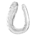 KING COCK - DOUBLE TROUBLE DOUBLE GODEMICHET 44 CM CLAIR