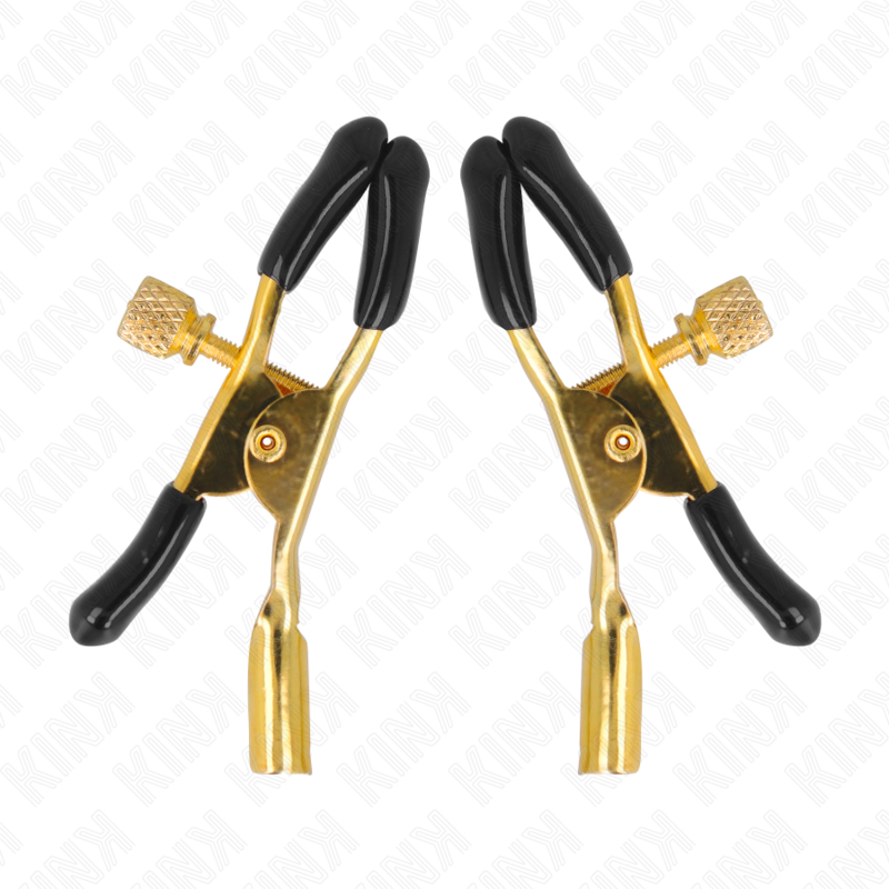 KINK - PINCES À TÉTON DORÉES 6 CM