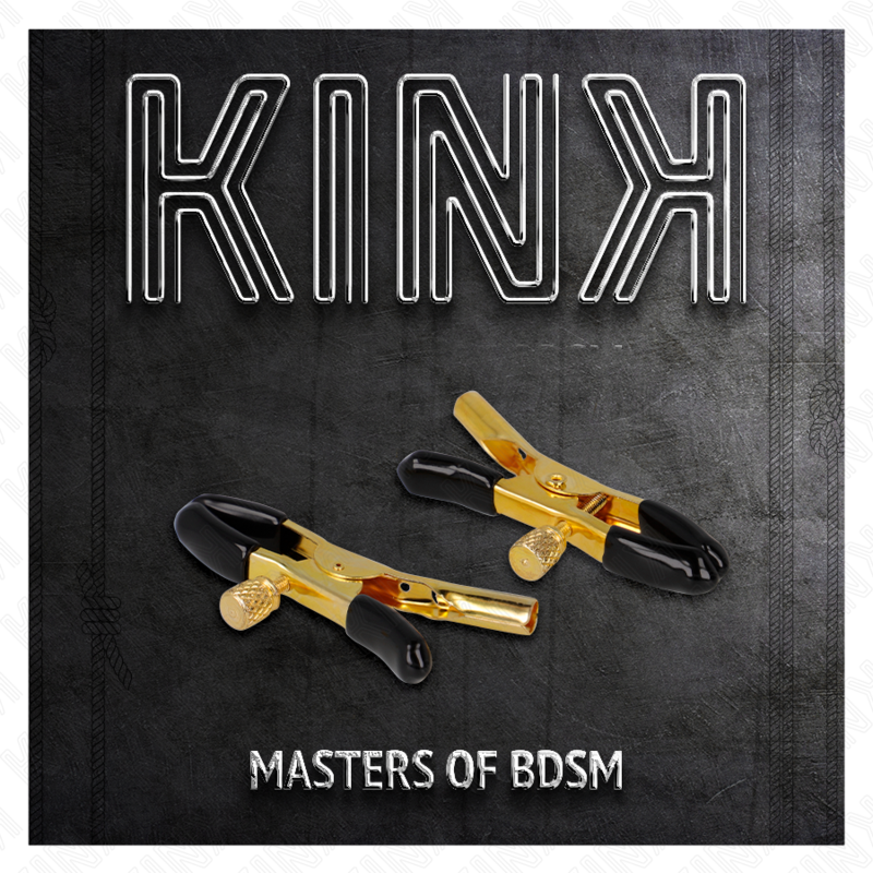 KINK - PINCES À TÉTON DORÉES 6 CM
