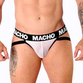 MACHO - MX26X1 JOCK GRILLAGE BLANC S