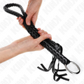 KINK - FOUET DE SERPENT AVEC ANNEAU DE MAIN NOIR 65 CM
