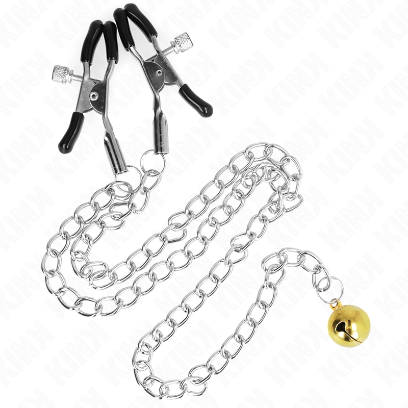 KINK - PINCES À TÉTONS AVEC CLOCHETTE 30 CM