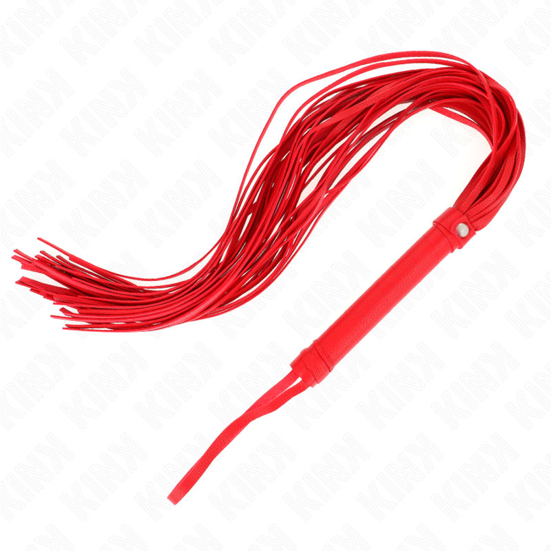 KINK - FOUET EN PVC SOUPLE ROUGE 70 CM