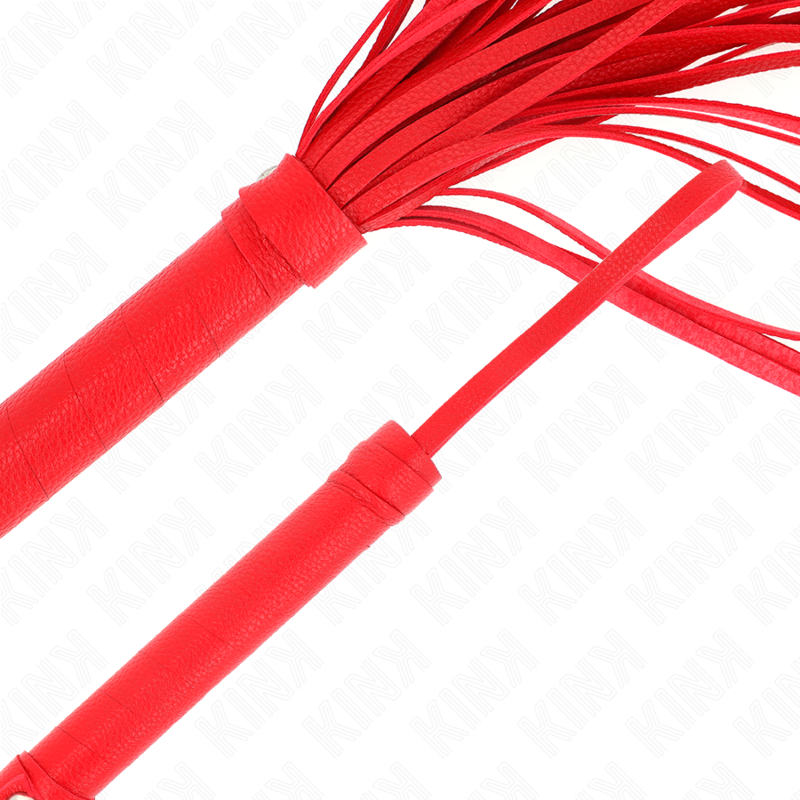 KINK - FOUET EN PVC SOUPLE ROUGE 70 CM