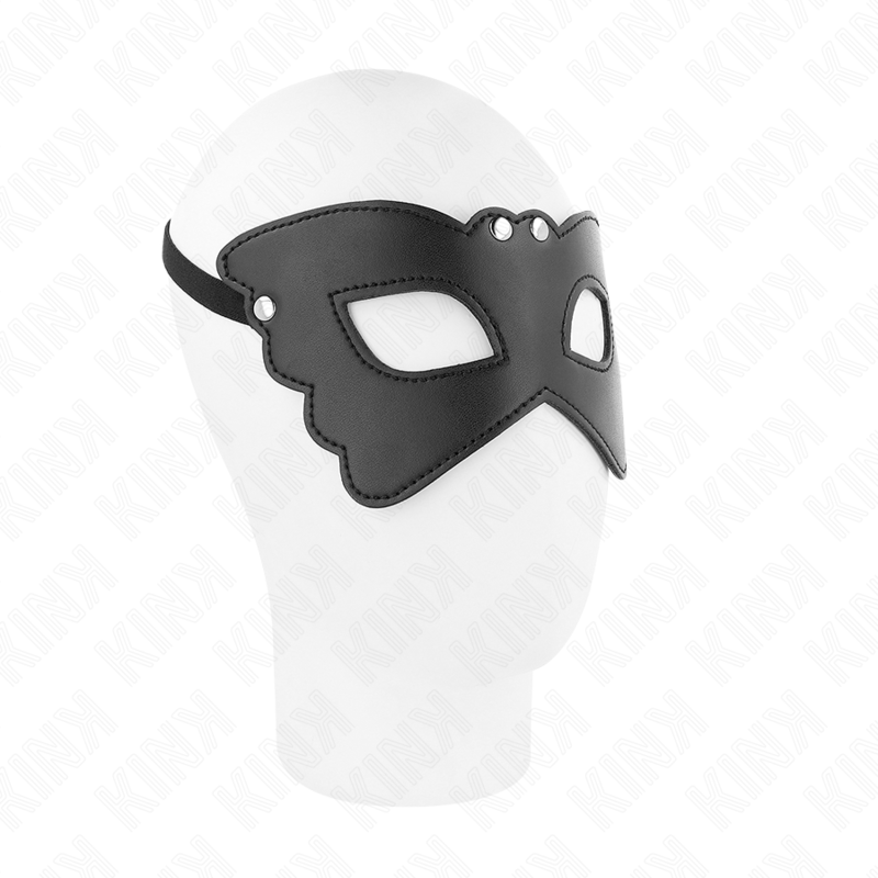 KINK - MASQUE EN SIMILI CUIR FORME PAPILLON 20 x 9 CM