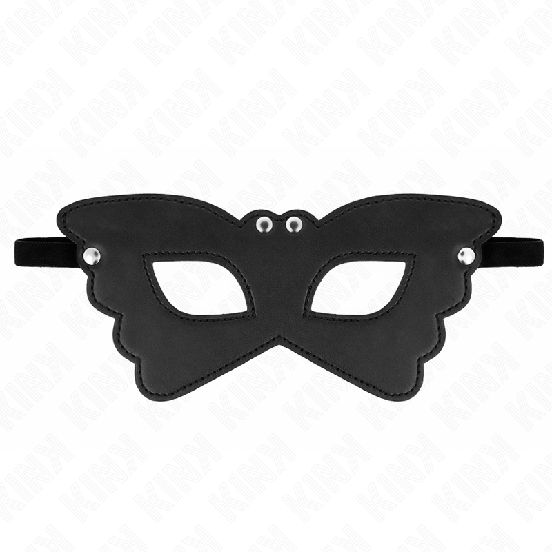 KINK - MASQUE EN SIMILI CUIR FORME PAPILLON 20 x 9 CM