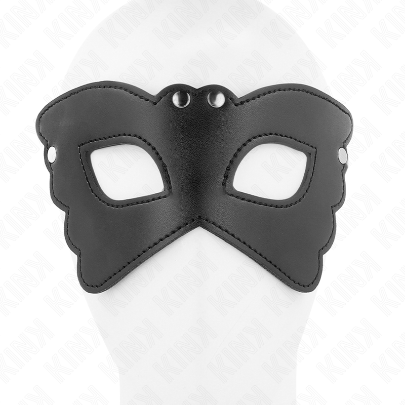 KINK - MASQUE EN SIMILI CUIR FORME PAPILLON 20 x 9 CM