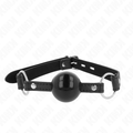 KINK - BAILLON BILLE TPE 4 CM AVEC CADENAS NOIR 60 x 2 CM