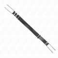 KINK - BÂILLON CROCHET MÉTAL RÉGLABLE 36-52 CM