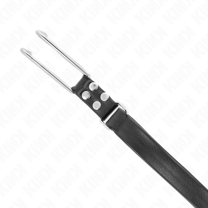 KINK - BÂILLON CROCHET MÉTAL RÉGLABLE 36-52 CM
