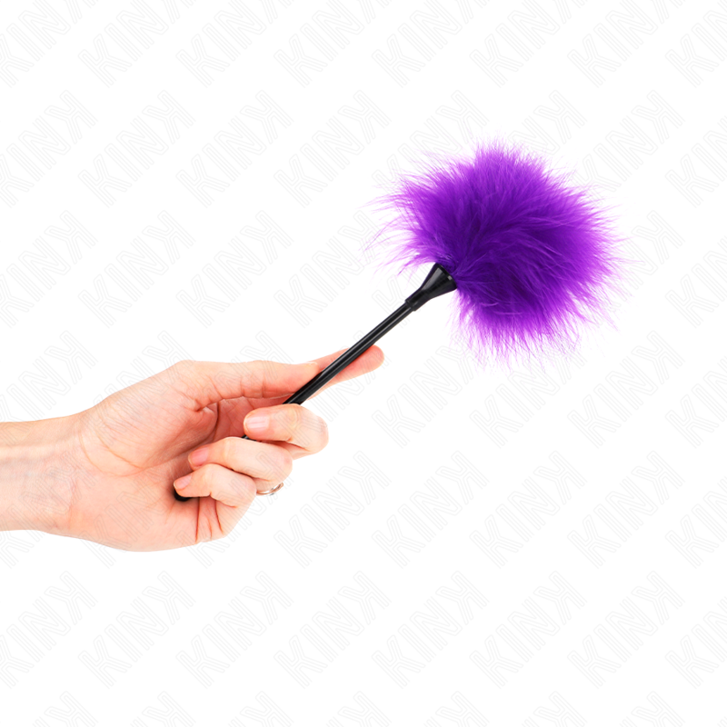 KINK - PLUMES CHATOUILLANTES VIOLETTES POUR LE KIT DE BONDAGE 27 CM