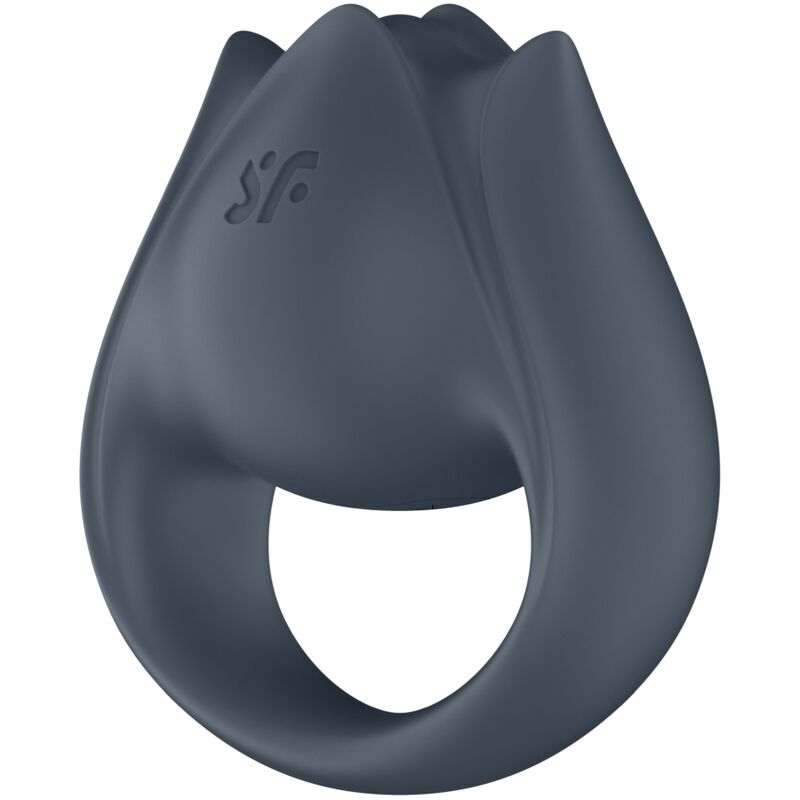 SATISFYER - PERFECT PAIR 2 MULTIVIBRATEUR 2 EN 1 ANNEAU PÉNIEN ET STIMULATEUR DE DOIGT GRIS