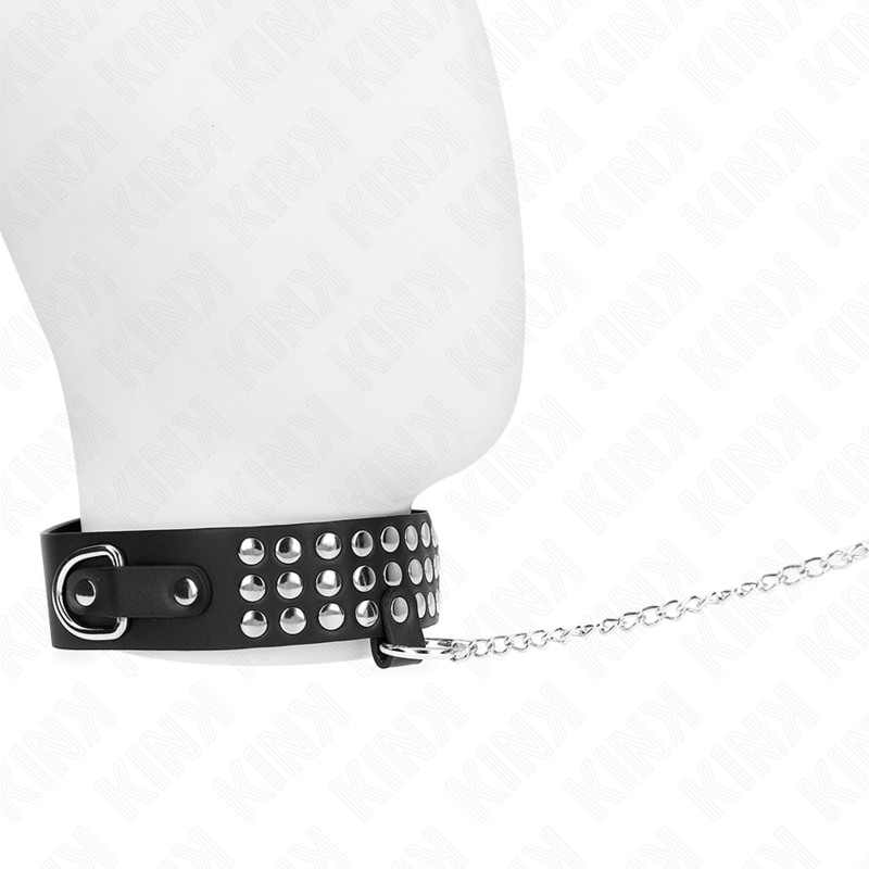 KINK - COLLIER RUBAN 65 CM BRILLANT RÉGLABLE 37-42 CM X 5,3 CM